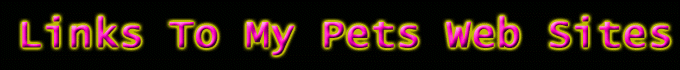 Come See My Pets!